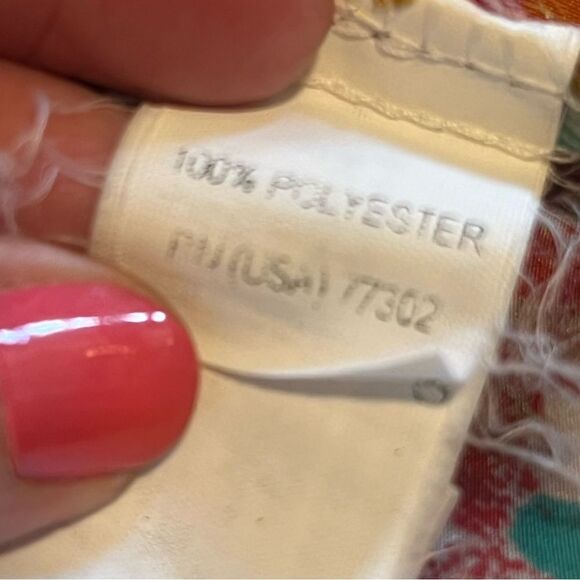 Zara Colorful Floral Dress with 3/4 Sleeves. Lightweight! Sz M. Great Condition - Picture 11 of 12